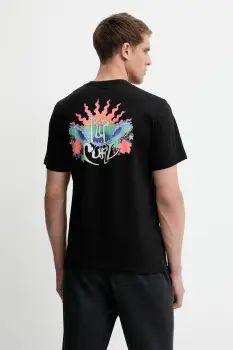 Rip Curl tricou din bumbac DAZED culoarea negru, modelator, 0OFMTE imagine