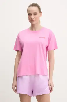 Rip Curl tricou din bumbac femei, culoarea roz, 0FZWTE imagine