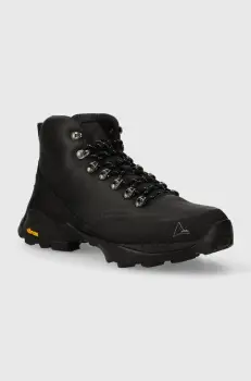 ROA ghete de piele Andreas barbati, culoarea negru, LE10.001A imagine