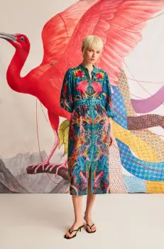 rochie midi, drept imagine