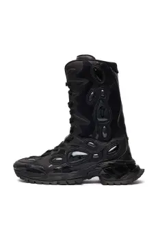 Rombaut botine NUCLEO BOOT femei, culoarea negru, cu toc plat, S24-E-010 imagine