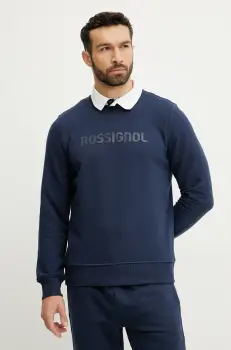 Rossignol bluza Prarion barbati, culoarea albastru marin, cu imprimeu, RLNMS07 imagine