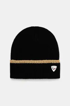 Rossignol caciula Luiza culoarea negru, de lana, RLNWH04 imagine