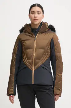 Rossignol geaca de schi din puf Direttissima culoarea maro, RLNWJ01 imagine