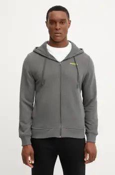 Rossignol hanorac Presset barbati, culoarea gri, cu gluga, cu imprimeu, RLNMS11 imagine