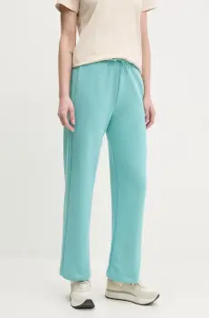 Rossignol pantaloni de trening Presset culoarea turcoaz, neted, RLNWP21 imagine