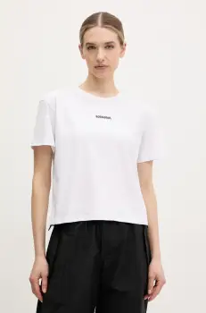 Rossignol tricou din bumbac Presset femei, culoarea alb, RLNWY14 imagine