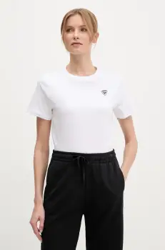 Rossignol tricou din bumbac TRAYE femei, culoarea alb, RLNWY12 imagine