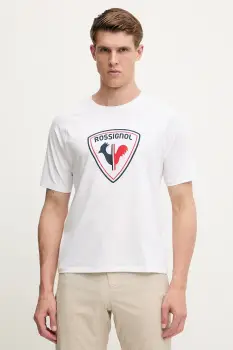 Rossignol tricou sport culoarea alb, cu imprimeu, RLNMY09 imagine