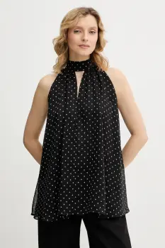 Rotate bluza culoarea negru, cu imprimeu, 115238000 imagine