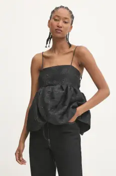 Rotate bluza femei, culoarea negru, modelator, 113599100 imagine