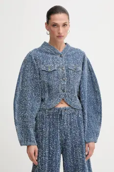 Rotate geaca jeans de tranzitie, oversize, 1142011603 imagine