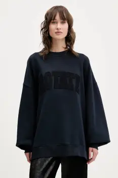 Rotate hanorac de bumbac culoarea bleumarin, cu imprimeu, 1153162318 imagine