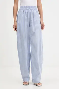 Rotate pantaloni pentru femei din bumbac imagine