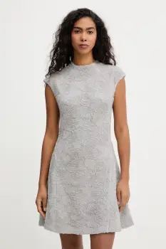 Rotate rochie culoarea gri, mini, evazati, 1152301210 imagine