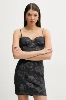 Rotate rochie culoarea negru, mini, mulata, 1130571205 imagine