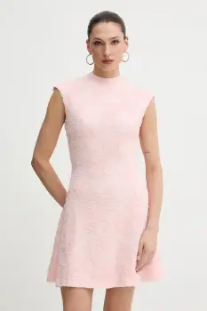 Rotate rochie culoarea roz, mini, mulata, 1152301809 imagine