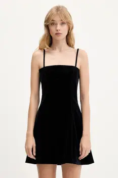 Rotate rochie de catifea mini, evazati, 1146951192 imagine