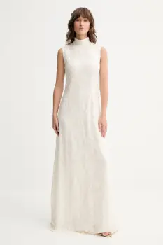 Rotate rochie de mireasa culoarea bej, maxi, evazati, 114196857 imagine