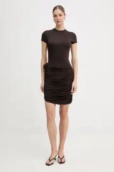 Rotate rochie drapata cu vascoza imagine