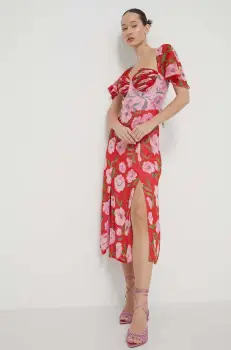 Rotate rochie midi, evazati imagine