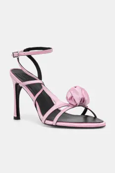 Rotate sandale cu toc inalt imagine