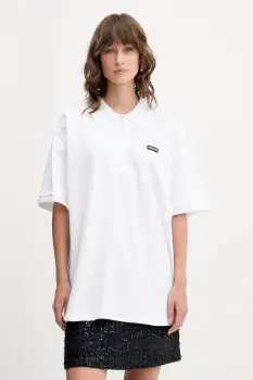 Rotate tricou polo culoarea alb, 114785400 imagine