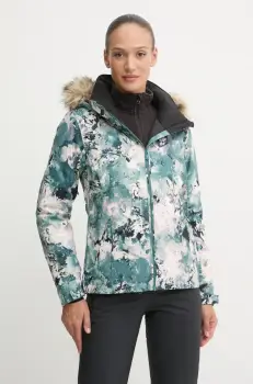 Roxy geaca Jet Ski culoarea verde, ERJTJ03481 imagine