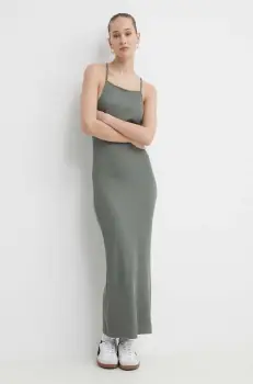 Roxy rochie culoarea verde, maxi, mulata, ERJKD03468 imagine