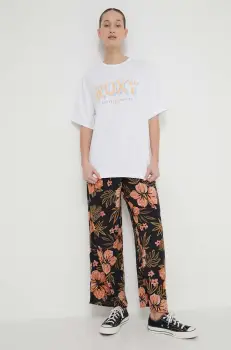 Roxy tricou Beach Bound femei, culoarea alb, ERJKT04118 imagine