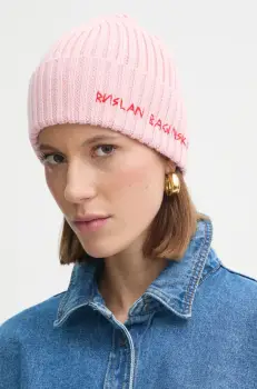 Ruslan Baginskiy caciula de lana culoarea roz, de lana, BN039/034-MWA-RU imagine