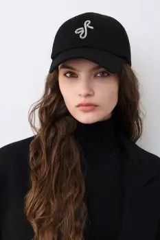 Ruslan Baginskiy sapca de baseball din bumbac culoarea negru, BSB033-C-DMD-PRB imagine