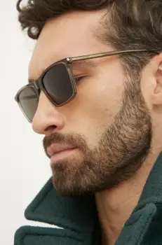 Saint Laurent ochelari de soare barbati, culoarea maro, SL 668 imagine