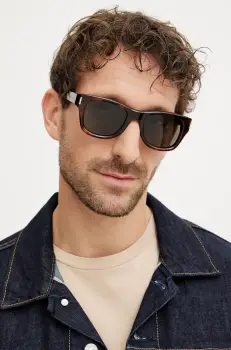 Saint Laurent ochelari de soare barbati, culoarea portocaliu, SL 801 imagine