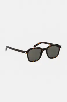 Saint Laurent ochelari de soare culoarea maro, SL 715 SLIM imagine