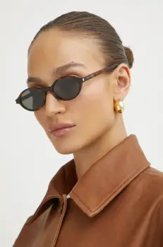 Saint Laurent ochelari de soare femei, culoarea maro, SL 751 JEANNE imagine