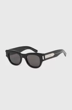 Saint Laurent ochelari de soare femei, culoarea negru imagine