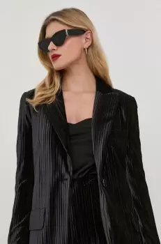 Saint Laurent ochelari de soare femei, culoarea negru imagine