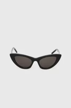 Saint Laurent ochelari de soare femei, culoarea negru imagine
