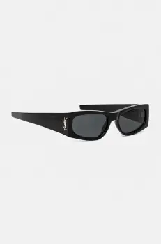 Saint Laurent ochelari de soare femei, culoarea negru, SL M140 imagine