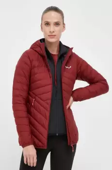 Salewa geaca sport din puf Brenta culoarea bordo imagine