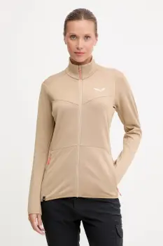 Salewa hanorac in aer liber Puez Cammino culoarea bej, uni, 00.0000029095 imagine