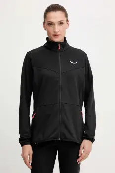 Salewa hanorac in aer liber Puez Cammino culoarea negru, uni, 00.0000029095 imagine