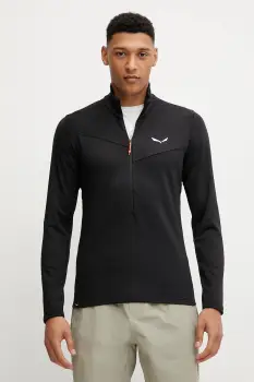 Salewa hanorac in aer liber Puez Cammino culoarea negru, uni, 00.0000029096 imagine