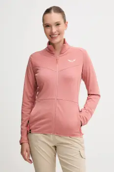 Salewa hanorac in aer liber Puez Cammino culoarea portocaliu, uni, 00.0000029095 imagine