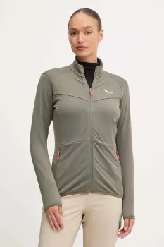 Salewa hanorac in aer liber Puez Cammino culoarea verde, uni, 00.0000029095 imagine