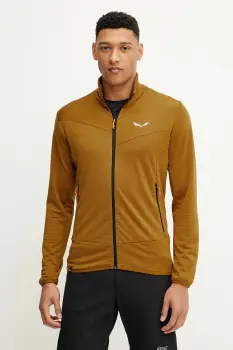 Salewa hanorac Puez Altavia culoarea maro, neted, 00.0000029138 imagine