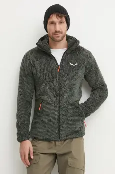 Salewa hanorac Tognazza culoarea verde, cu gluga, modelator, 00.0000027918 imagine