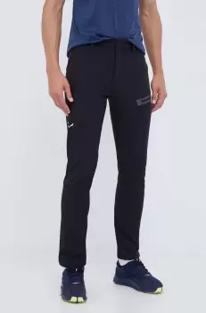 Salewa pantaloni de exterior Terminal Durastretch culoarea negru imagine