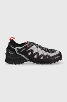 Salewa pantofi Wildfire Edge femei, culoarea gri imagine
